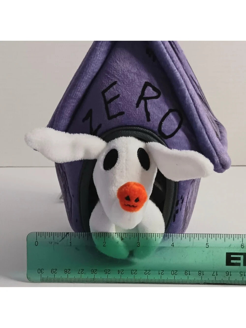 Disney Nightmare Before Christmas Zero in House 2 Pieces Plush Pet Toy New